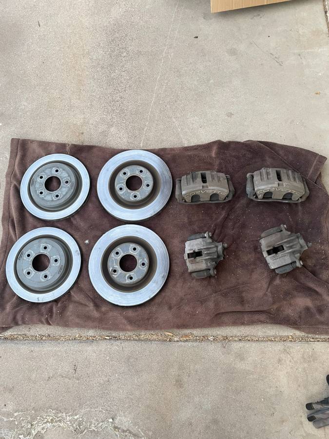2008 Corvette C6 OE Brake brzdový třmen + Rotors + Pads sada Z51 Gm OE, εισαγωγή ΗΠΑ — φωτο 1
