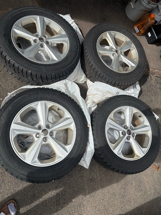 Yokohama Ice Guard 245/60/R18 tires and rims (2017 Ford Edge), εισαγωγή Καναδάς — φωτο 1