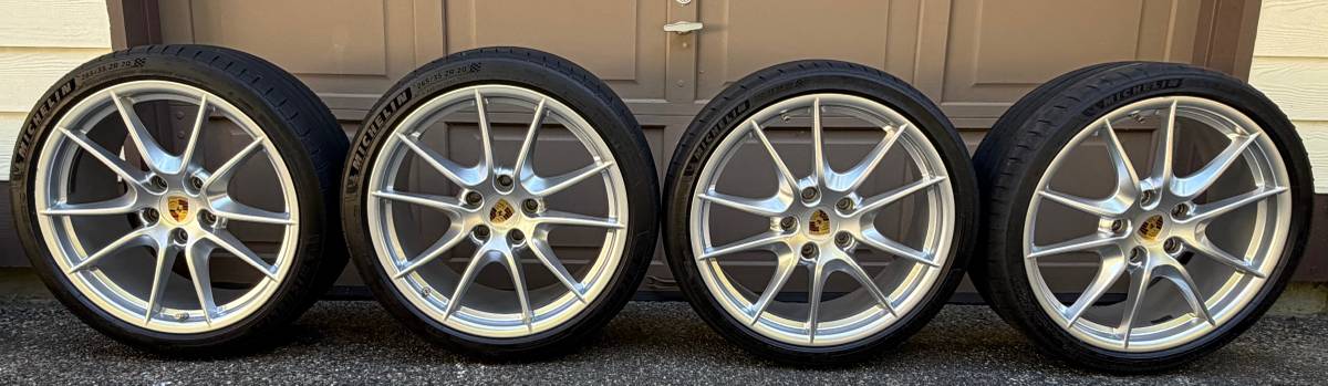 Porsche Cayman 981 GTS OE 20” Wheels + Tires, εισαγωγή ΗΠΑ — φωτο 1