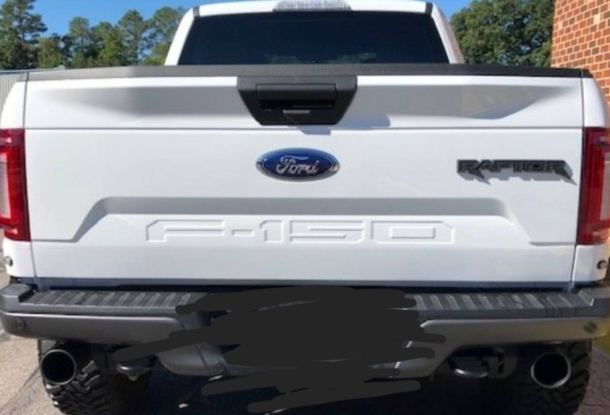 2015-2020 ford f150 raptor tailgate w/flex step applique OE, εισαγωγή ΗΠΑ — φωτο 1