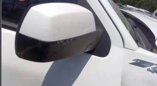 2018 gmc sierra mirrors. OE summit white. barely použitý., λευκό, εισαγωγή Καναδάς — φωτο 1