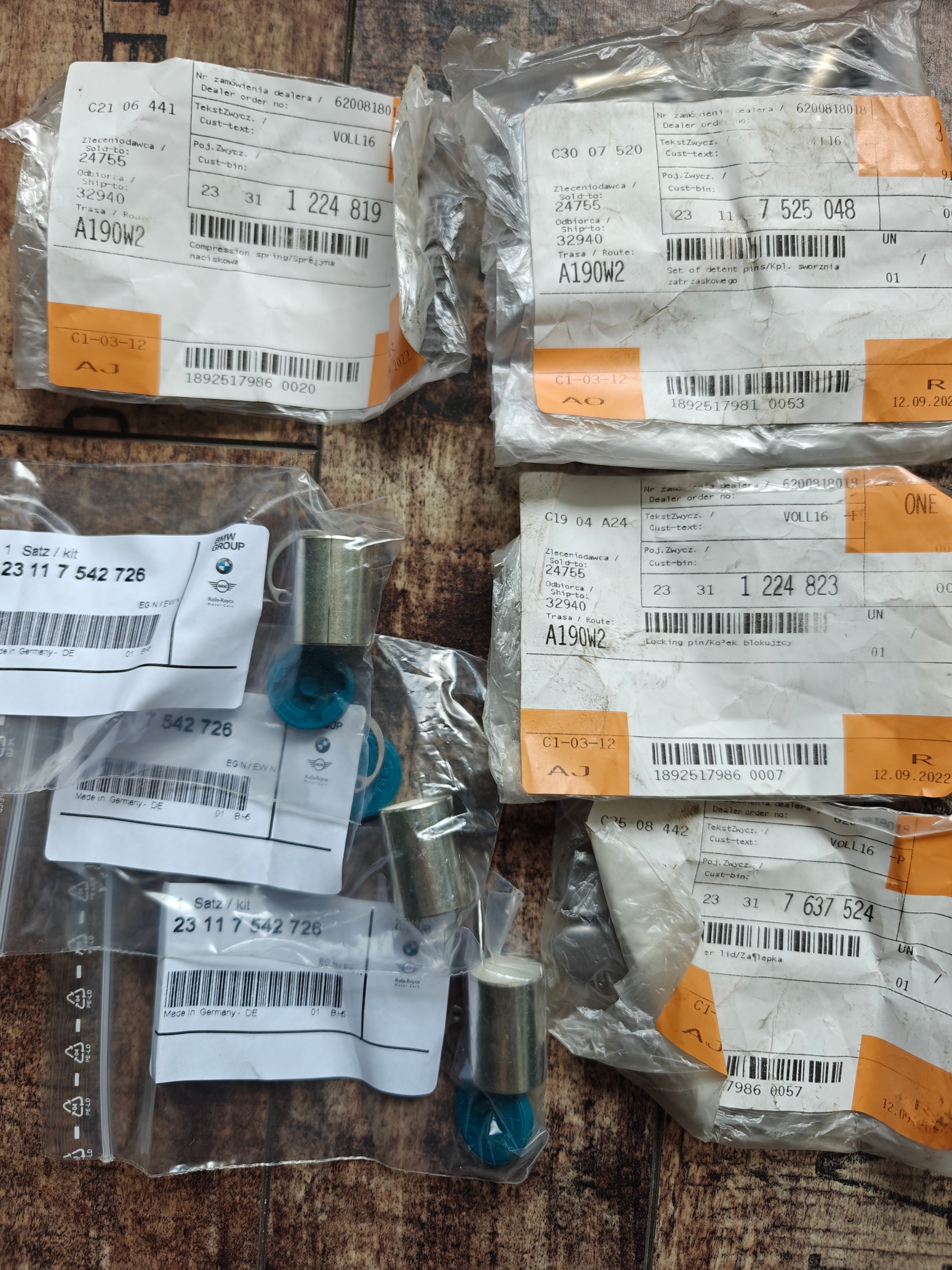 originál sada naprawczy převodovky ZF na BMW e36 e46 e34 e39 e38 e53 x5 z3, Σε απόθεμα στην ΕΕ — φωτο 1