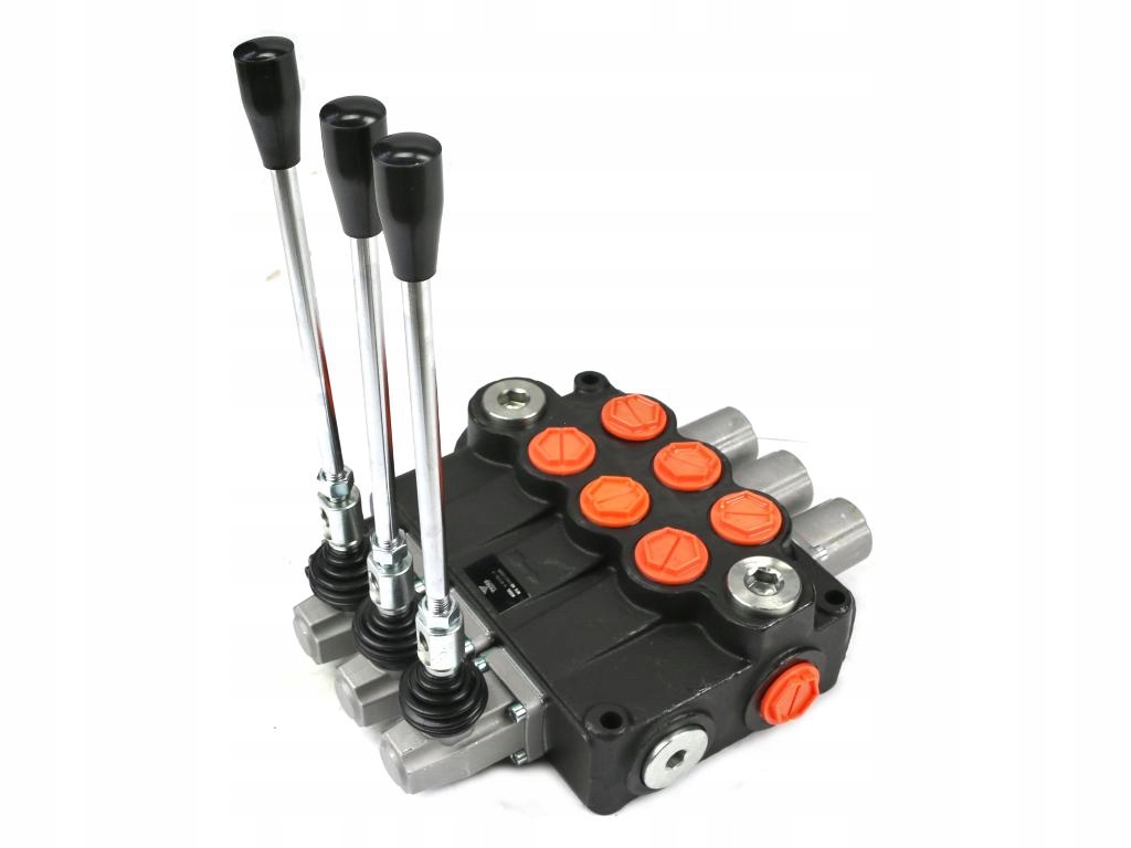 Hydraulický rozvaděč 3-sekční 120L VOIMA [V-R120L-3], Σε απόθεμα στην ΕΕ — φωτο 1