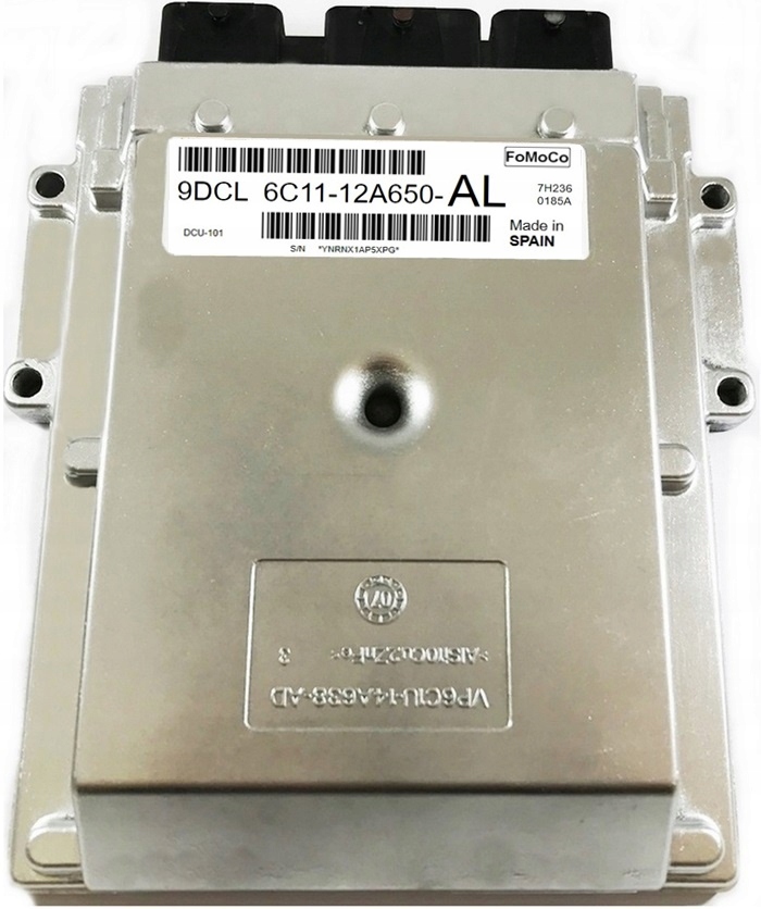 Komputer Ecu Transit 6c11-12a650-al 9dcl Dcu-101, Σε απόθεμα στην ΕΕ — φωτο 1