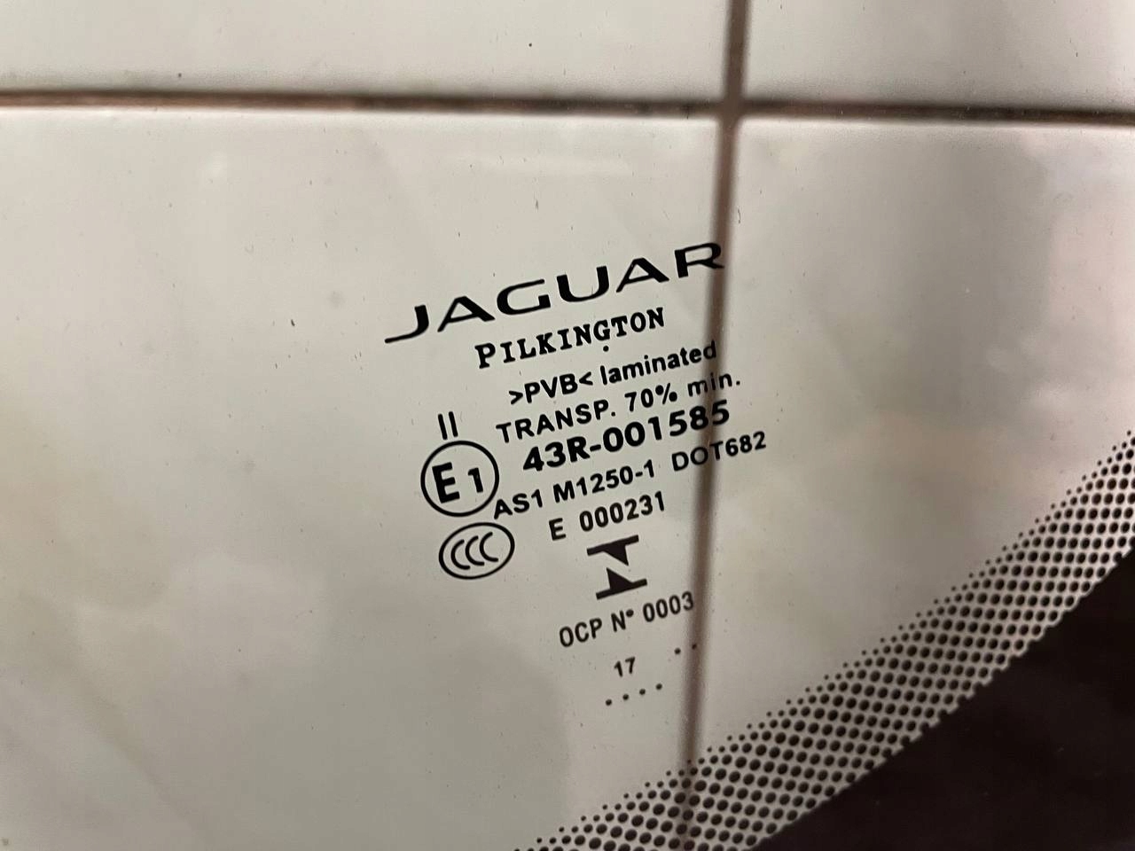Szyba Czolowa Originál 2018 Rok Kamera senzor Jaguar F-pace X761, Σε απόθεμα στην ΕΕ — φωτο 1