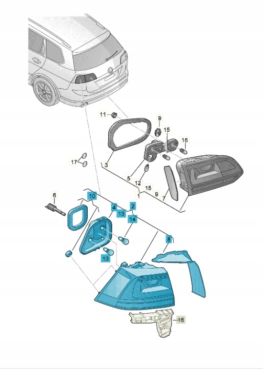 Světlomet 5G9945095H — Audi, Σε απόθεμα στην ΕΕ — φωτο 1