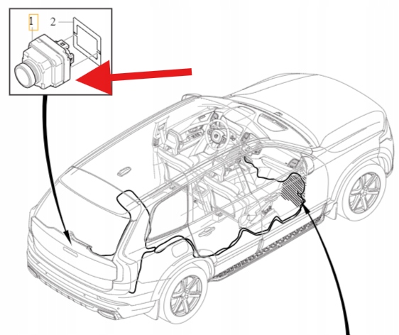 Kamera 31445951 — Volvo XC40, Σε απόθεμα στην ΕΕ — φωτο 1