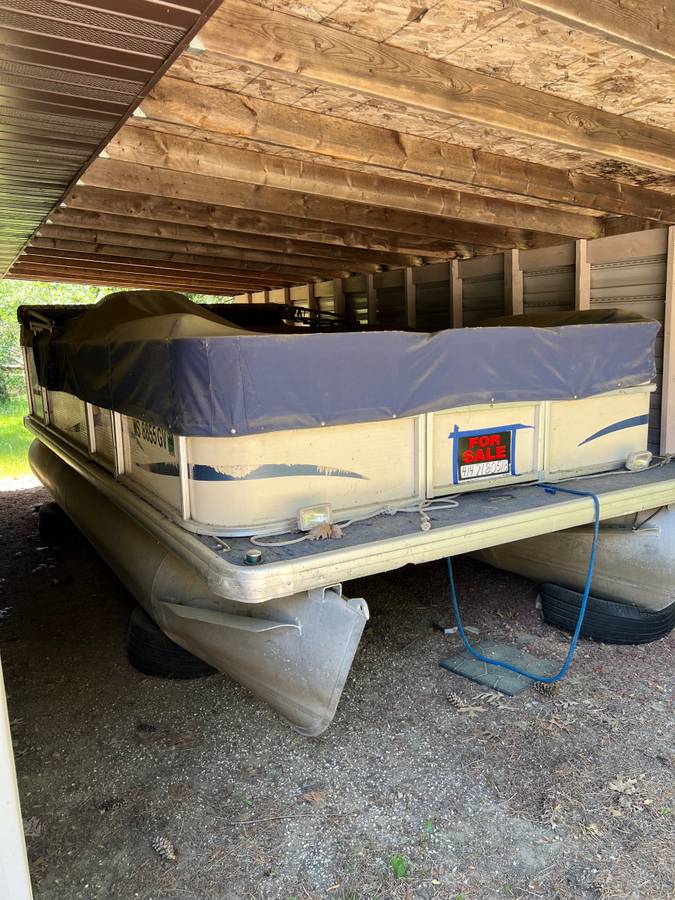 Pontoon boat 2015 model, εισαγωγή ΗΠΑ — φωτο 1