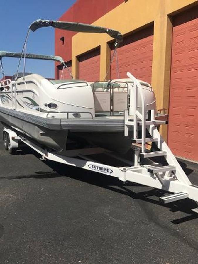 2007 JC Tritoon – Volvo Penta 5.7L I/O (227 Hrs) & 670712 Trailer, εισαγωγή ΗΠΑ — φωτο 1