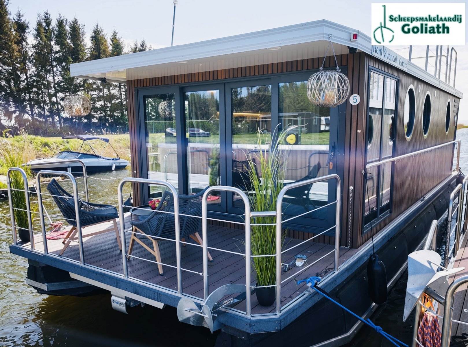 Nordic Season Houseboat DEMO NS 40 Eco 36m2 SAUNA, εισαγωγή Σε απόθεμα στην ΕΕ — φωτο 1