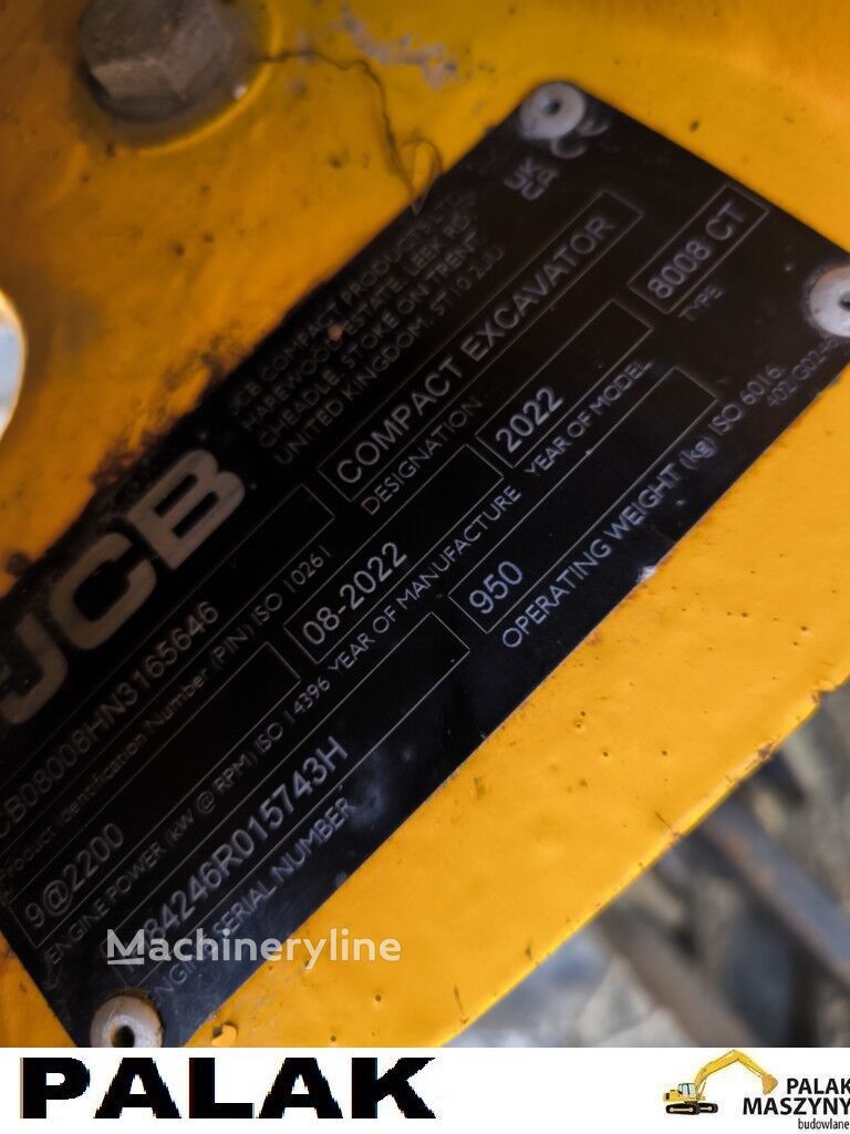 2022 JCB MINI, 788 mth, εισαγωγή Σε απόθεμα στην ΕΕ — φωτο 16 z 16