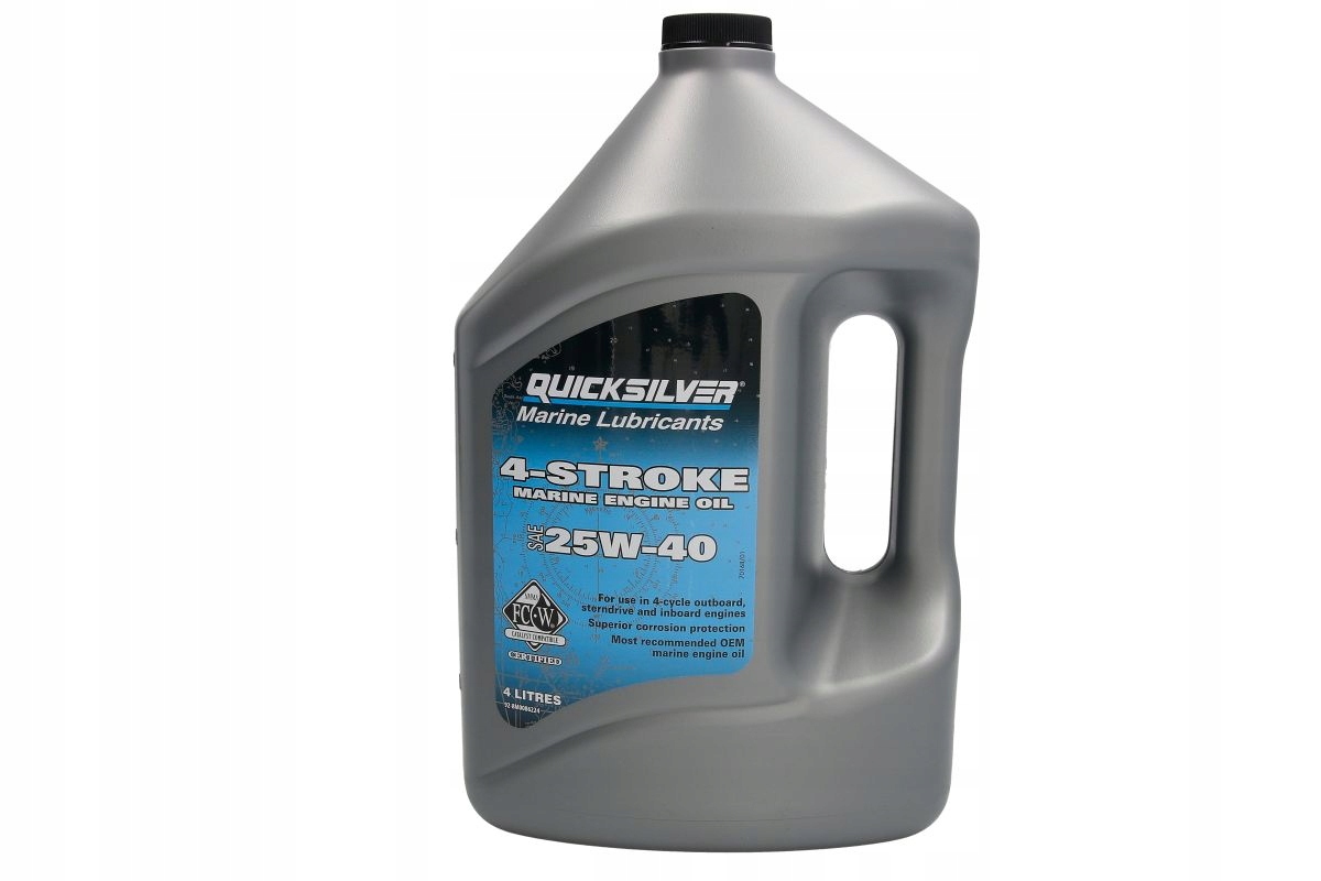 Olej motorový Quicksilver 4T SAE 25W-40 4 l mineralny, Σε απόθεμα στην ΕΕ — φωτο 1