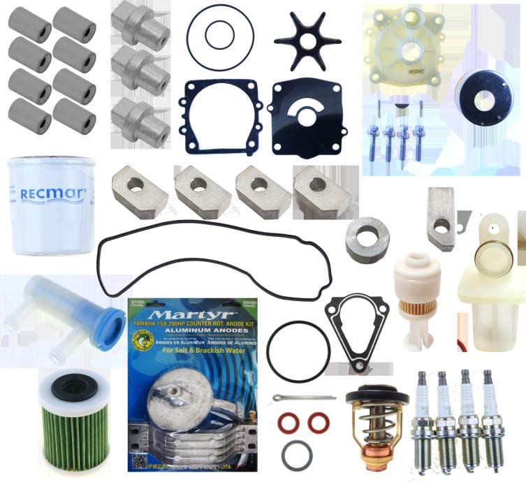 Sada servisní Yamaha F150a 2003-, F150b 2012-,f150d 2015-, F150f 2015, Σε απόθεμα στην ΕΕ — φωτο 1