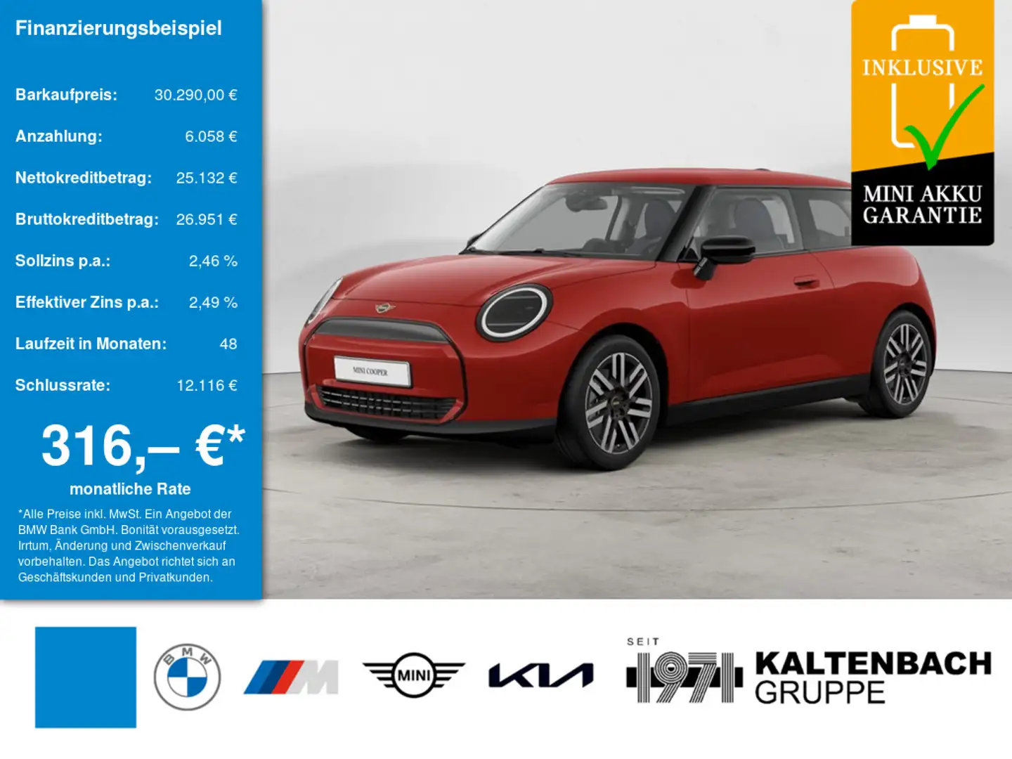 2025 MINI Cooper E, 7.900 km, Německo — φωτο 1