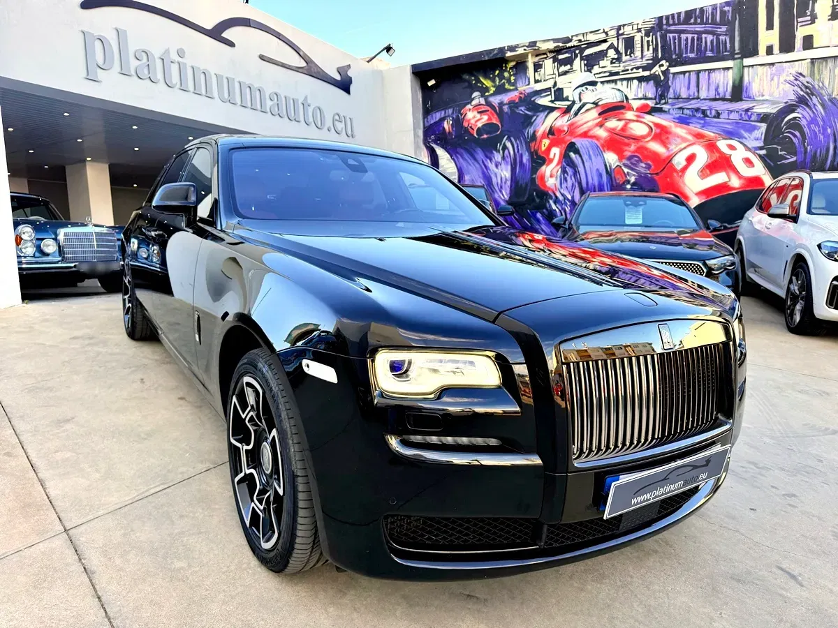 Rolls-Royce Ghost, μαύρο, 48.335 km, Πορτογαλία — φωτο 1