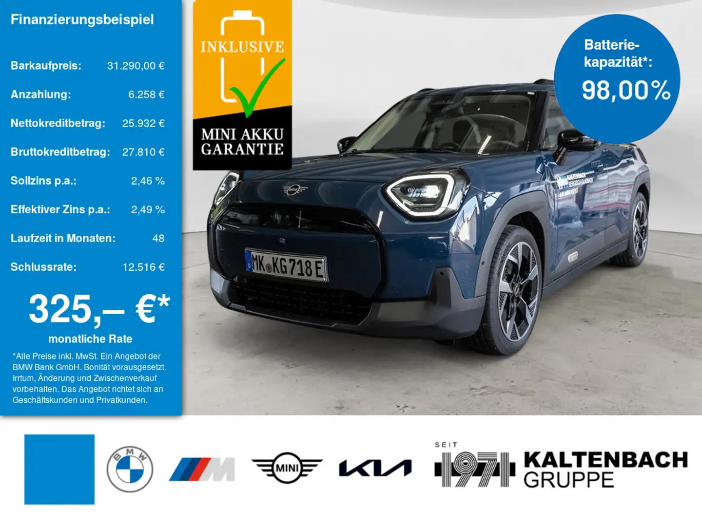 2025 MINI Aceman, 8.900 km, Německo — φωτο 1