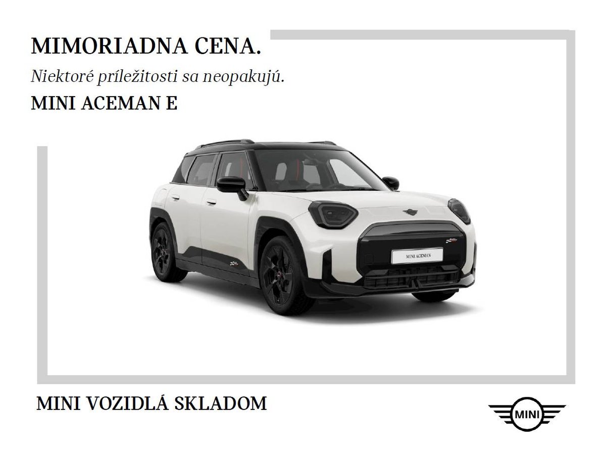 2024 MINI Aceman, 0 km, Σλοβακία — φωτο 1