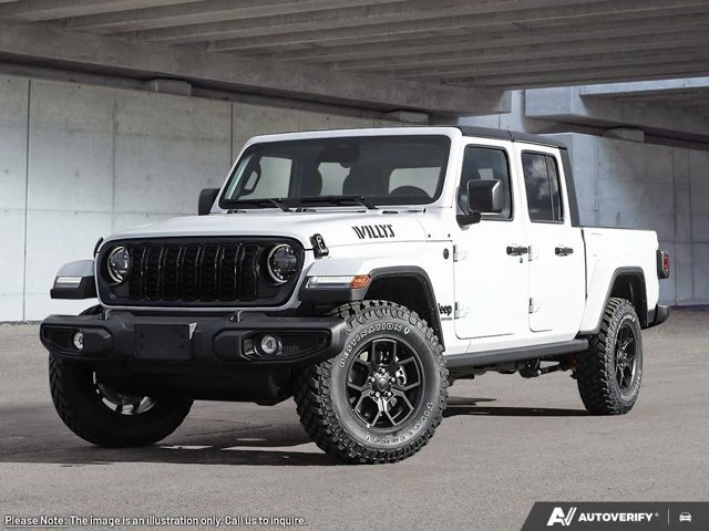 2026 Jeep Gladiator Willys, λευκό, εισαγωγή Καναδάς — φωτο 1