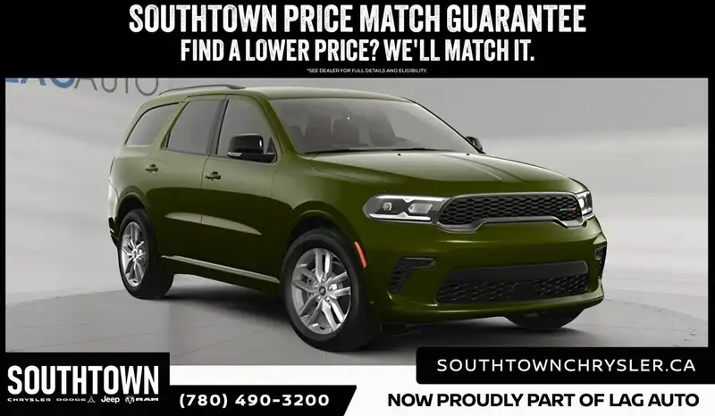 2027 Dodge Durango GT PLUS, πράσινο, 0 km, εισαγωγή Καναδάς — φωτο 1